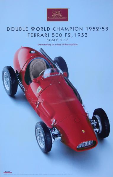 Poster Ferrari 500 F2 _ 1953 | Modèles CMC | FABRICE LACHAVANNE ...